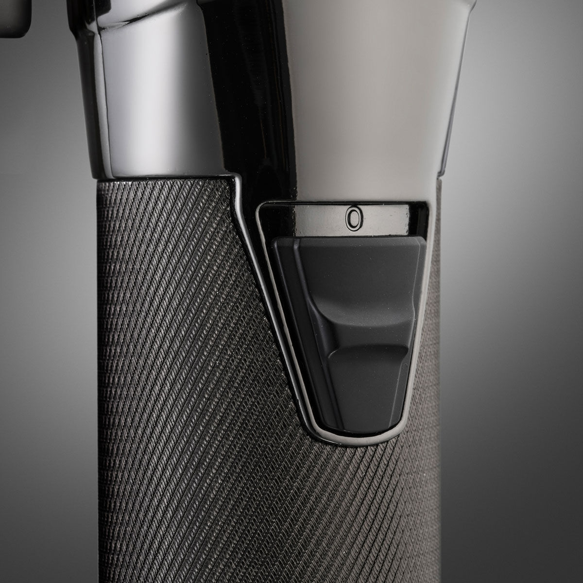 Close up of power switch